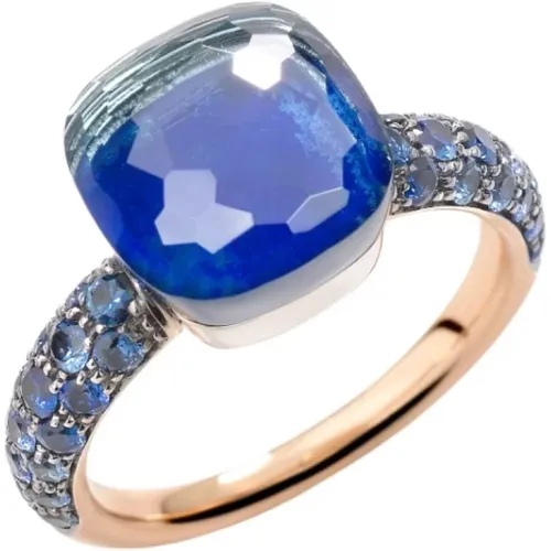 Classic Nudo Ring - Topaz, Sapphire, Lapis Lazuli , female, Sizes: 52 MM - Pomellato - Modalova