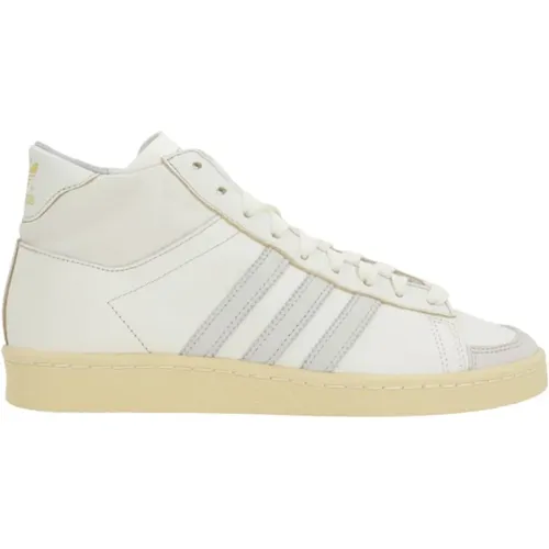 High-Top Sneakers in Elfenbein und Grau , Herren, Größe: 41 EU - Adidas - Modalova