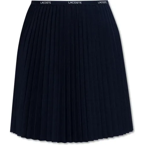 Short Skirts, female, , Size: M Pleated skirt - Lacoste - Modalova