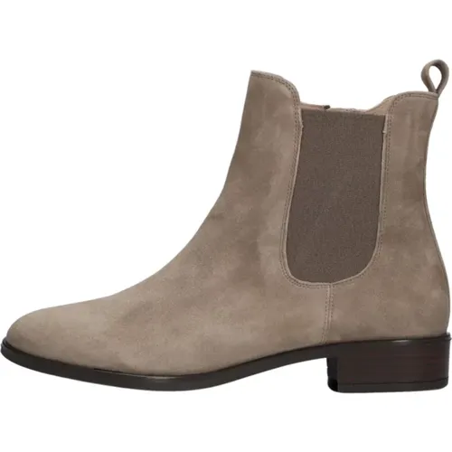 Taupe Suede Chelsea Boots Barty , Damen, Größe: 37 EU - Unisa - Modalova