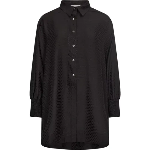 Oversize Hemd Bluse Schwarz - Co'Couture - Modalova