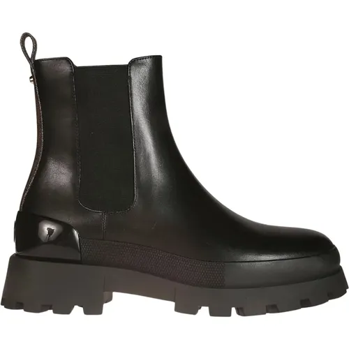 Stylischer Flacher Stiefelette , Damen, Größe: 39 1/2 EU - Michael Kors - Modalova