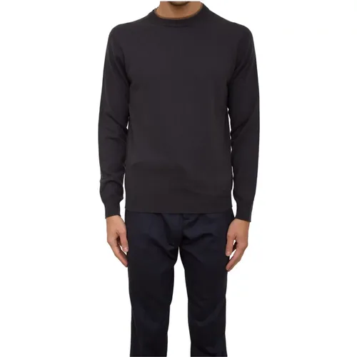 Round-neck Knitwear, male, , Size: M Stylish Knit Top - PESERICO - Modalova