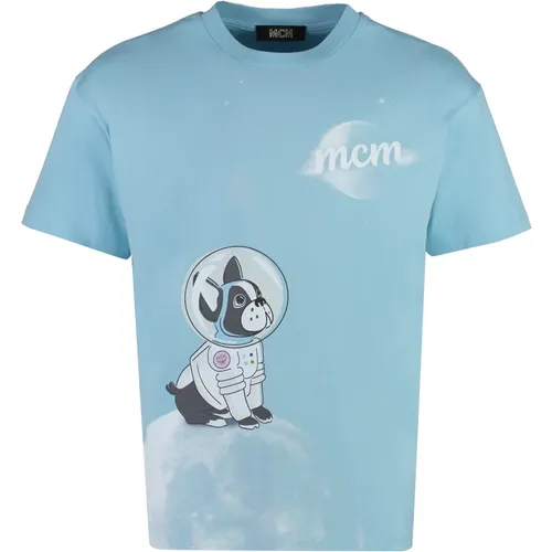 T-Shirts , Herren, Größe: S - MCM - Modalova