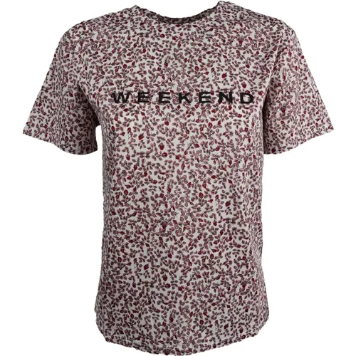 Cotton T-Shirt, Art. 59710427600 - 008 , female, Sizes: M, XS, S - Max Mara Weekend - Modalova