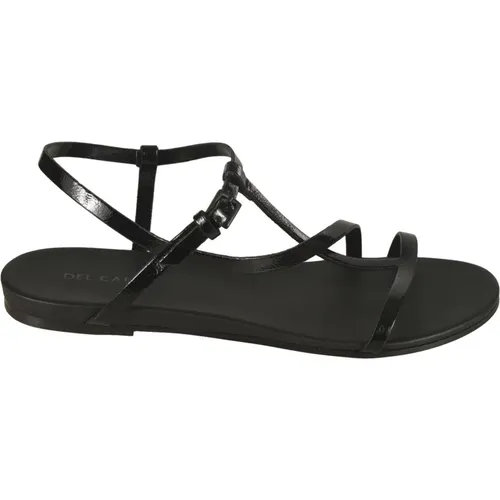 Schwarze Sandalen , Damen, Größe: 36 1/2 EU - DEL CARLO - Modalova