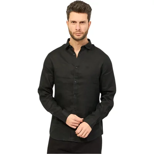 Blusen Shirts , Herren, Größe: M - Armani Exchange - Modalova
