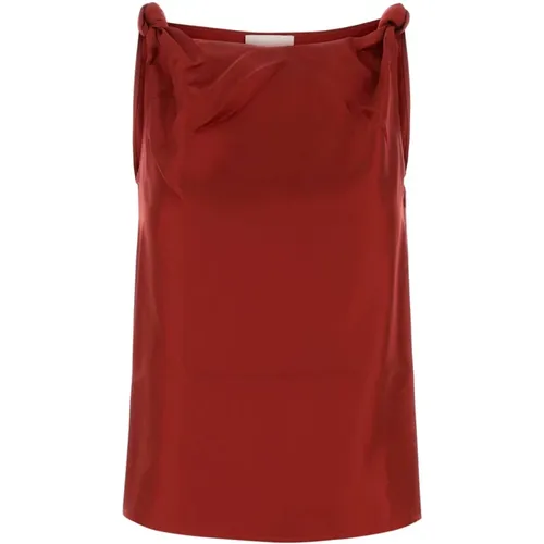 Sleeveless Tops, female, , Size: M Remy Draped Sleeveless Top - Loulou Studio - Modalova