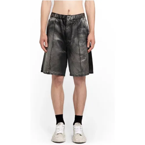 Satin Shorts with Elasticated Waistband , male, Sizes: XS - Mihara Yasuhiro - Modalova