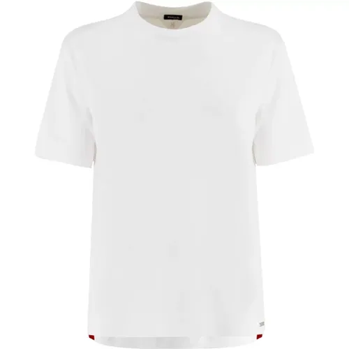Cotton Crew Neck T-shirt , female, Sizes: S, XL, M, L - Kiton - Modalova