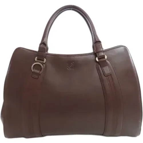 Pre-owned Tote Bags, female, , Size: ONE SIZE Pre-owned Leather totes - Loewe Pre-owned - Modalova