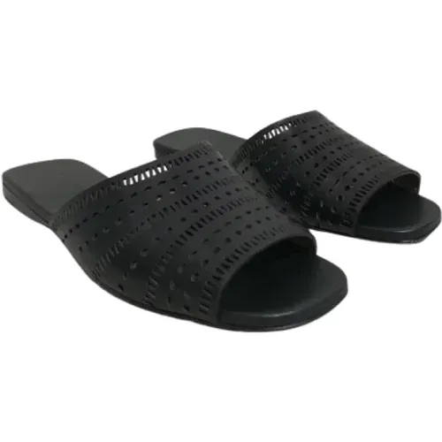 Pre-owned Leather sandals , female, Sizes: 2 UK - Alaïa Pre-owned - Modalova