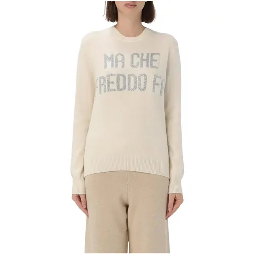 Cashmere Knitwear, female, , Size: M Colorful Cashmere Pullover Sweater - MC2 Saint Barth - Modalova