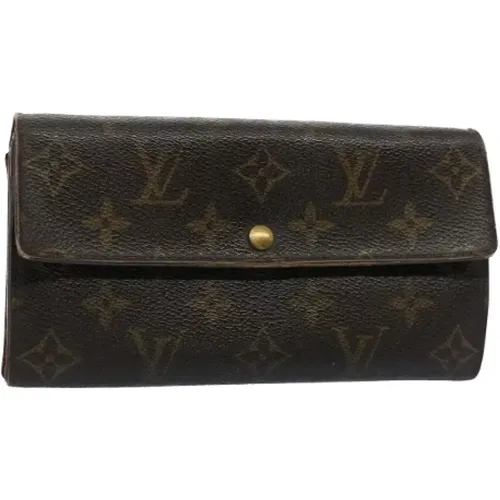 Pre-owned Canvas wallets , female, Sizes: ONE SIZE - Louis Vuitton Vintage - Modalova