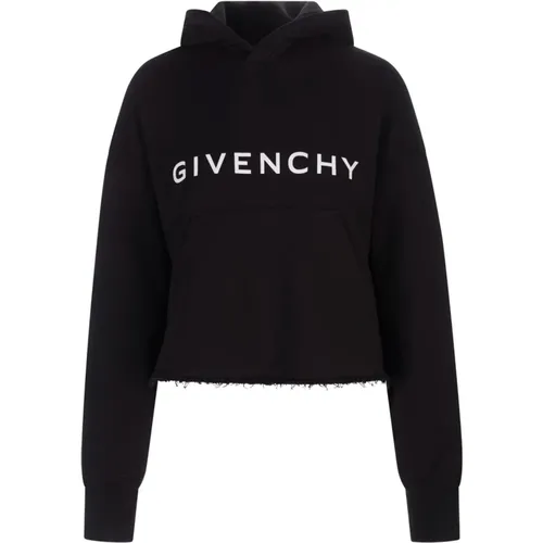 Oversize Hoodie with Archetype Signature , female, Sizes: XS, S - Givenchy - Modalova