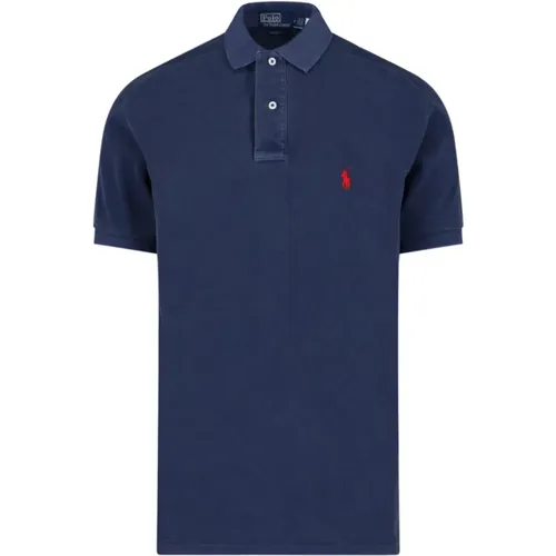 Clic Cotton Polo Shirt , male, Sizes: L, 2XL, XL - Ralph Lauren - Modalova