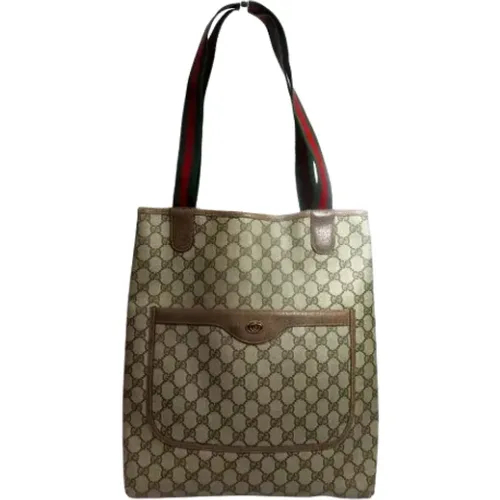 Pre-owned Tote Bags, female, , Size: ONE SIZE Pre-owned Canvas totes - Gucci Vintage - Modalova