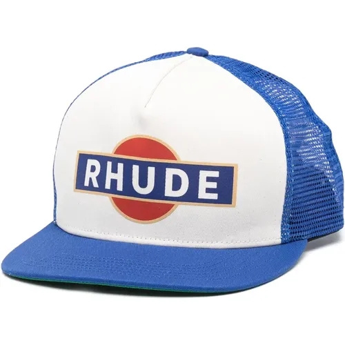 Caps, male, , Size: ONE SIZE Baseball Trucker Hat - Rhude - Modalova