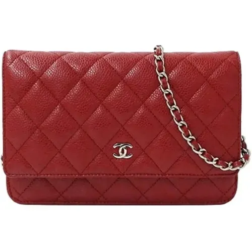 Pre-owned Wallets, female, , Size: ONE SIZE Pre-owned Leather wallets - Chanel Vintage - Modalova