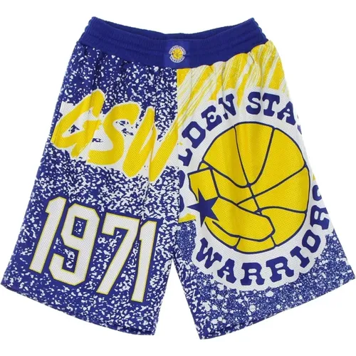 Sportswear, male, , Size: S NBA Jumbotron Sublimated Basketball Shorts - Mitchell & Ness - Modalova