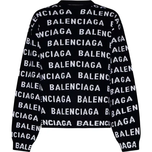 Sweaters for Men , male, Sizes: L, M, S - Balenciaga - Modalova
