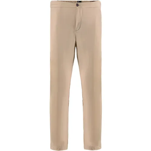 Chinos, male, , Size: W34 Technical Nylon Chino Pants with Drawstring - BomBoogie - Modalova