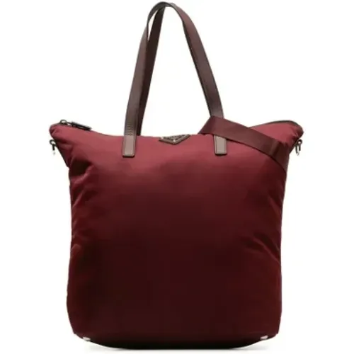 Pre-owned Tote Bags, female, , Size: ONE SIZE Pre-owned Fabric prada-bags - Prada Vintage - Modalova