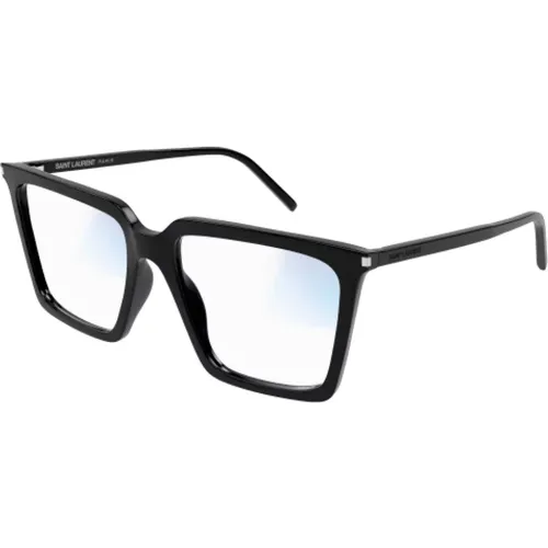 Oversize Quadratische Photochrome Sonnenbrille , unisex, Größe: L - Saint Laurent - Modalova
