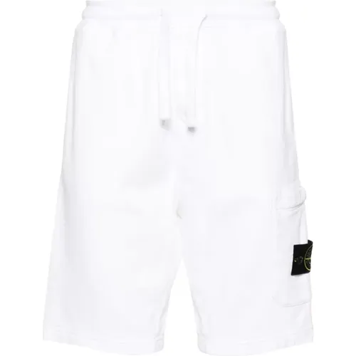 Shorts with Pockets and Badge , male, Sizes: S - Stone Island - Modalova