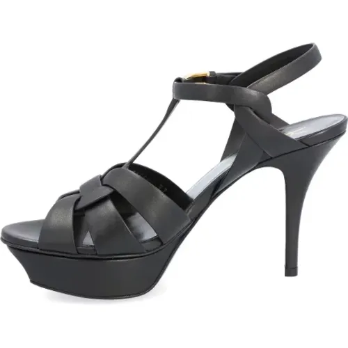 Leder sandals Saint Laurent - Saint Laurent - Modalova