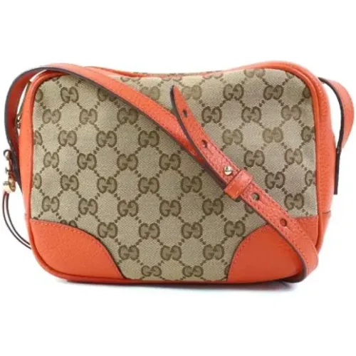 Pre-owned Cross Body Bags, female, , Size: ONE SIZE Pre-owned Leather gucci-bags - Gucci Vintage - Modalova