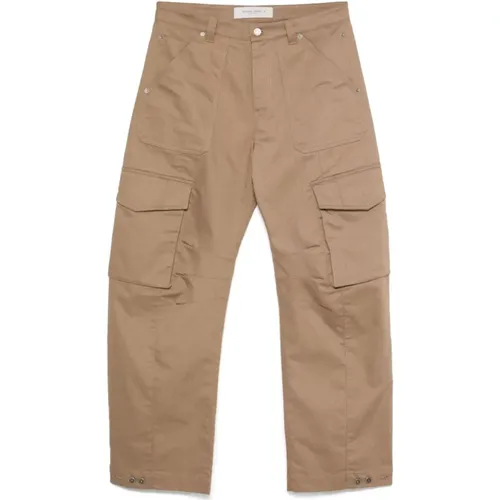 Straight Trousers, male, , Size: M Wide Leg Cargo Pants - Golden Goose - Modalova