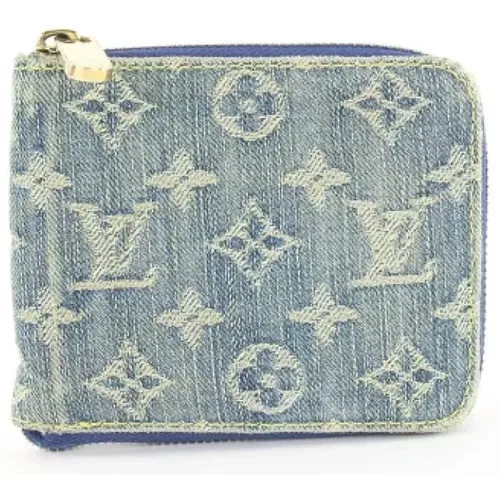 Pre-owned Denim wallets , female, Sizes: ONE SIZE - Louis Vuitton Vintage - Modalova