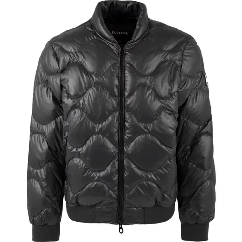 Grey Coats for Men - Fulvio Vudj31335K0001 GRD , male, Sizes: M, L - duvetica - Modalova