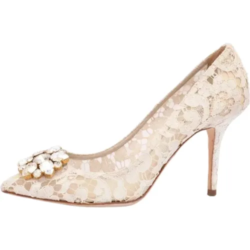 Pre-owned Pumps, female, , Size: 9 US Pre-owned Lace heels - Dolce & Gabbana Pre-owned - Modalova