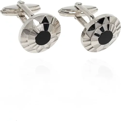 Cufflinks & Tie Clips, male, , Size: ONE SIZE Round Cufflinks - Lanvin - Modalova