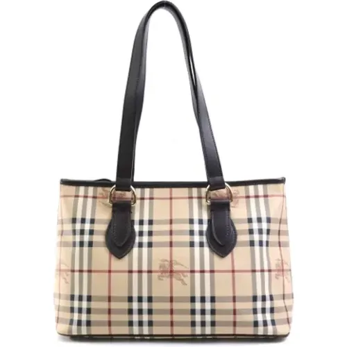 Pre-owned Tote Bags, female, , Size: ONE SIZE Pre-owned Fabric shoulder-bags - Burberry Vintage - Modalova