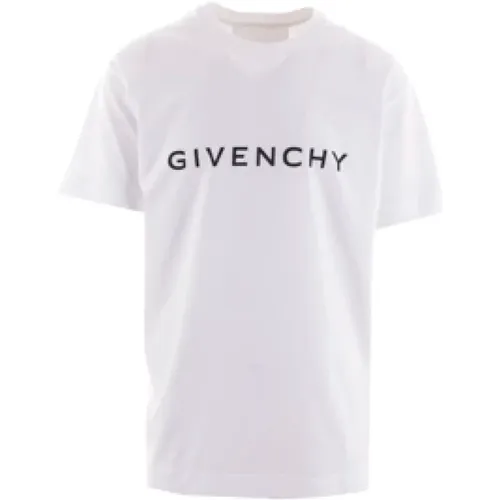 Logo Print Loose-fit T-shirt , male, Sizes: M - Givenchy - Modalova