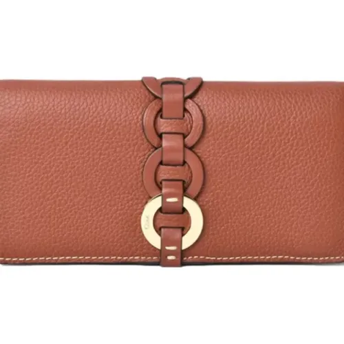 Pre-owned Wallets, female, , Size: ONE SIZE Pre-owned Leather wallets - Chloé Pre-owned - Modalova