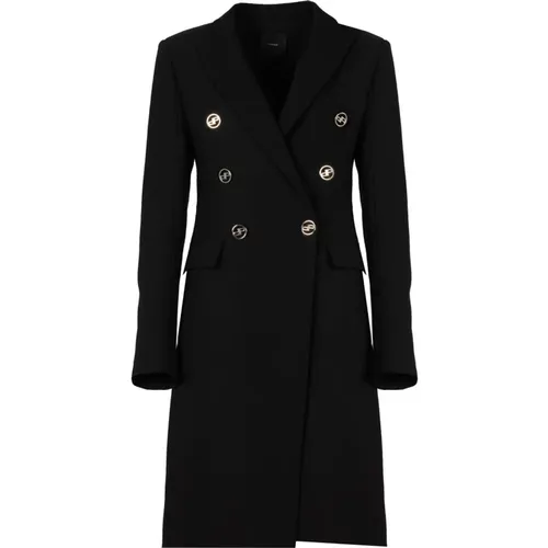 Eleganter Zweireihiger Mantel , Damen, Größe: 2XS - pinko - Modalova