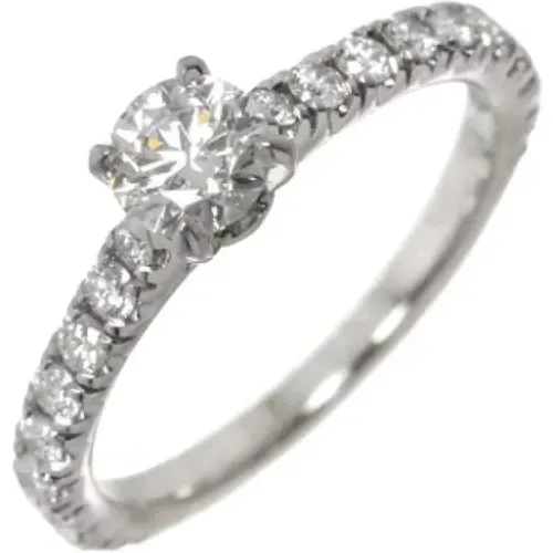 Pre-owned Jewellery, female, , Size: ONE SIZE Pre-owned Platinum rings - Cartier Vintage - Modalova