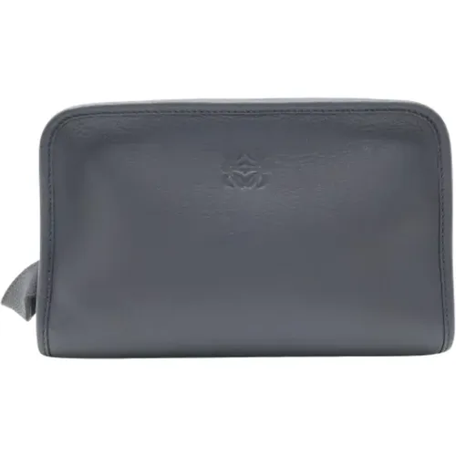 Pre-owned Leather clutches , female, Sizes: ONE SIZE - Loewe Pre-owned - Modalova