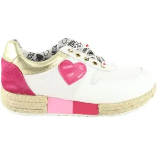 Pre-owned Sneakers, female, , Size: 7 US Pre-owned Fabric sneakers - Moschino Pre-Owned - Modalova