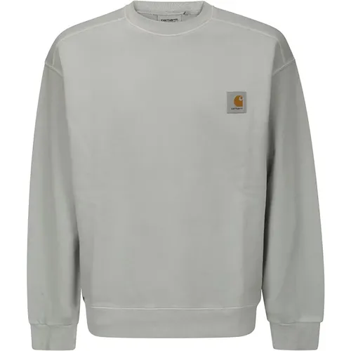 Logo Detail Crew-Neck Sweatshirt , male, Sizes: XL, L - Carhartt WIP - Modalova