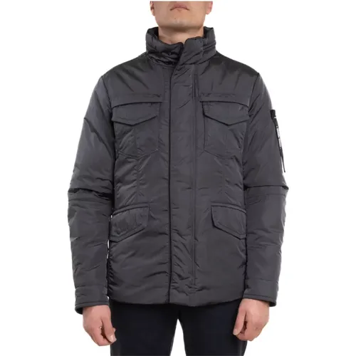 Lightweight Striped Jacket , male, Sizes: XL, 3XL - Peuterey - Modalova