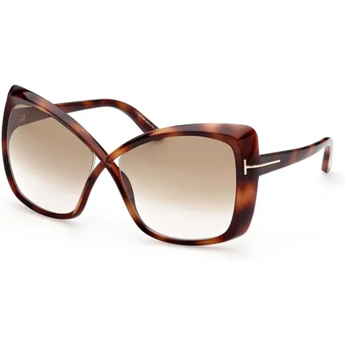 Stylische Sonnenbrille Ft0943 , Damen, Größe: 63 MM - Tom Ford - Modalova