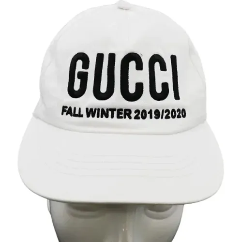 Pre-owned Accessories, female, , Size: ONE SIZE Pre-owned Cotton hats - Gucci Vintage - Modalova