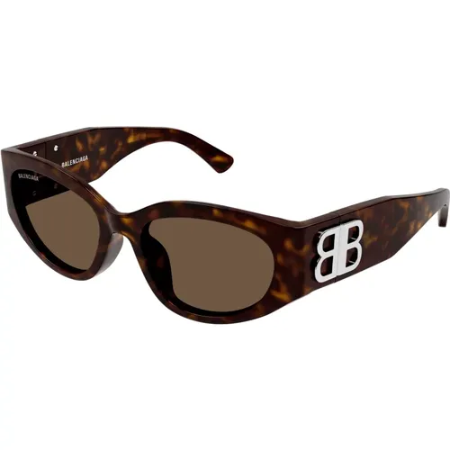 Sunglasses Bb0324Sk Color 003 , female, Sizes: 55 MM - Balenciaga - Modalova
