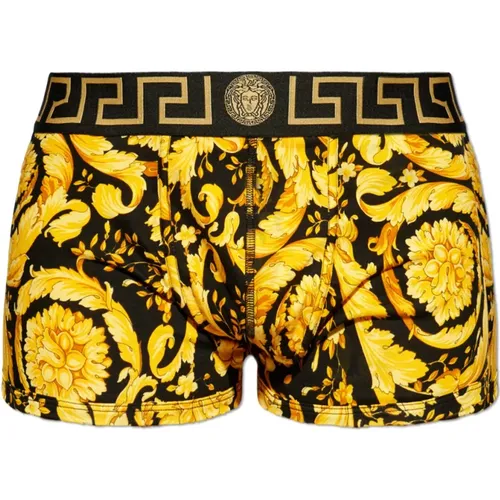 Gemusterte Boxershorts , Herren, Größe: XL - Versace - Modalova