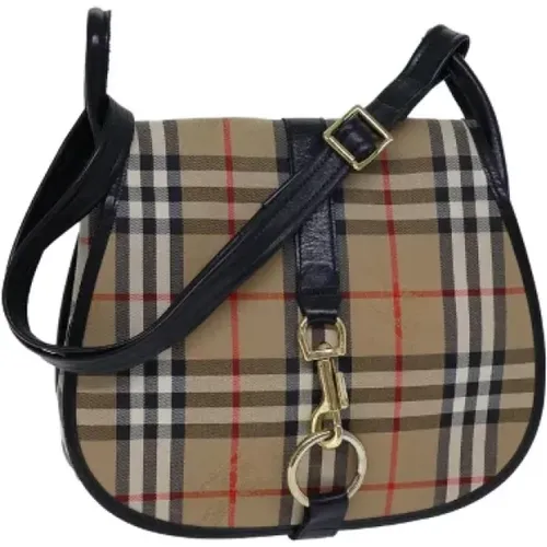 Pre-owned Cotton shoulder-bags , female, Sizes: ONE SIZE - Burberry Vintage - Modalova